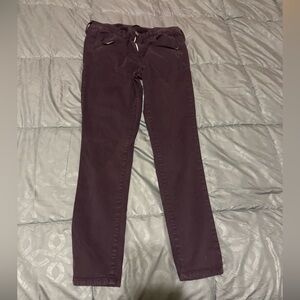 American Eagle Outfitters Deep Purple Super Stretch Jeggings